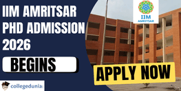 IIM Amritsar Begins PhD Admission 2026  Apply now